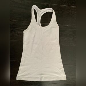 lululemon athletica Classic White Racerback Tank